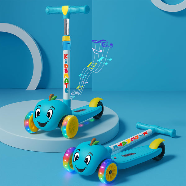Kidsmate Musical & LED Lights Kick Scooter for Kids theKidsmate.com