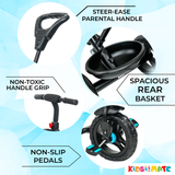 Kidsmate Deluxe 4-in-1 Tricycle for Kids theKidsmate.com
