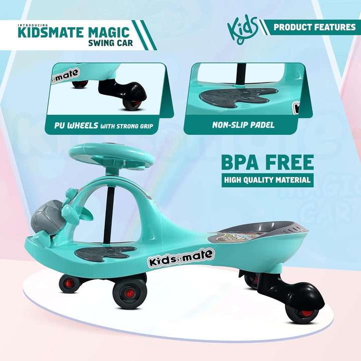 Kidsmate Magic Swing Car for Kids theKidsmate.com