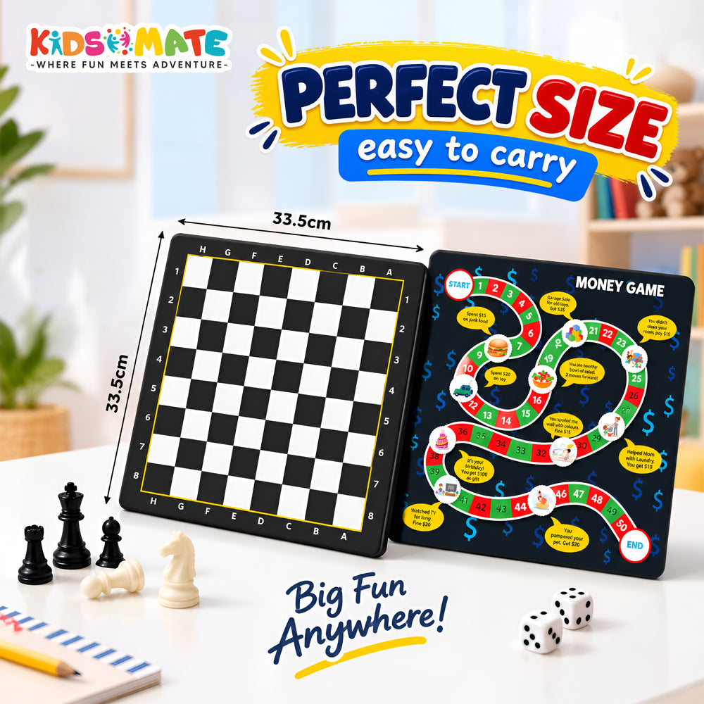 Kidsmate Classic Board Games 10 in 1 Set theKidsmate.com