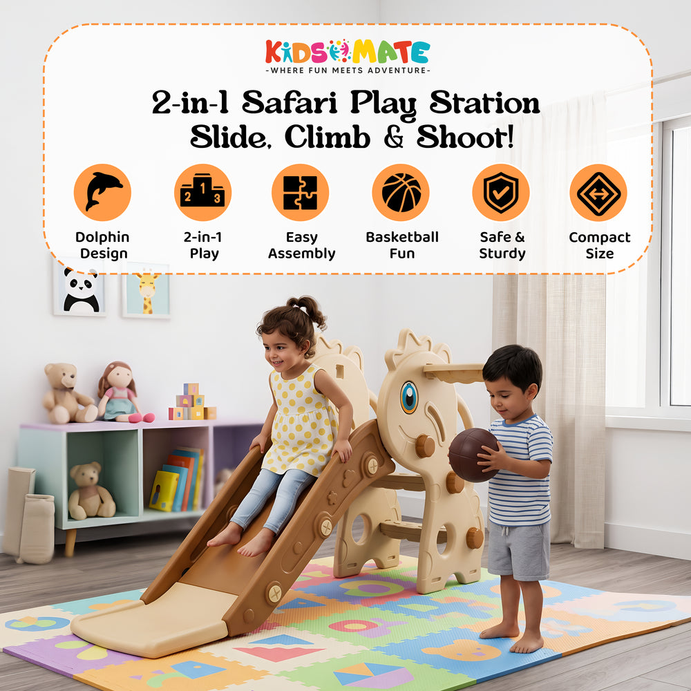 Kidsmate Safari Slide for Kids theKidsmate.com