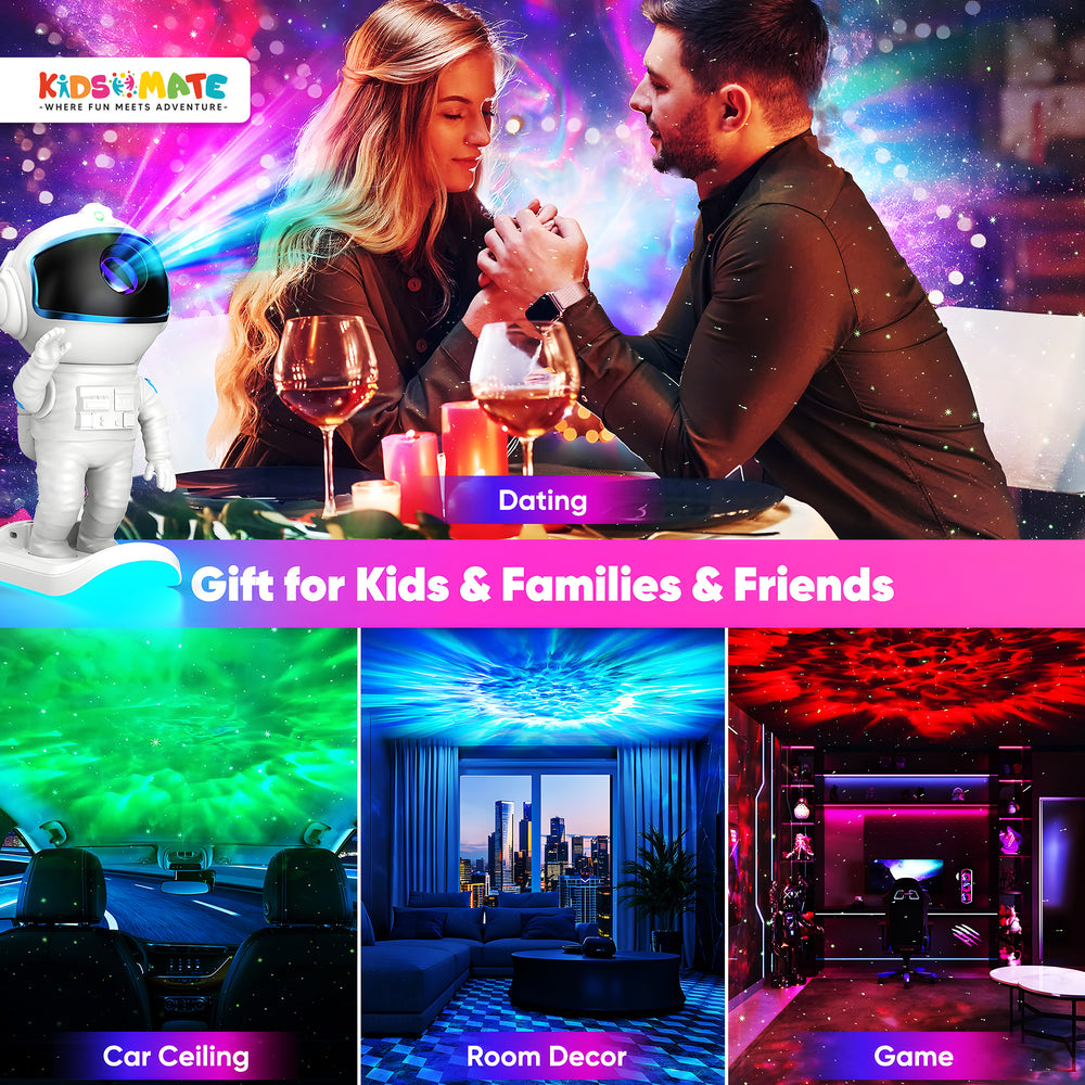 Kidsmate Astronaut Galaxy Projector theKidsmate.com