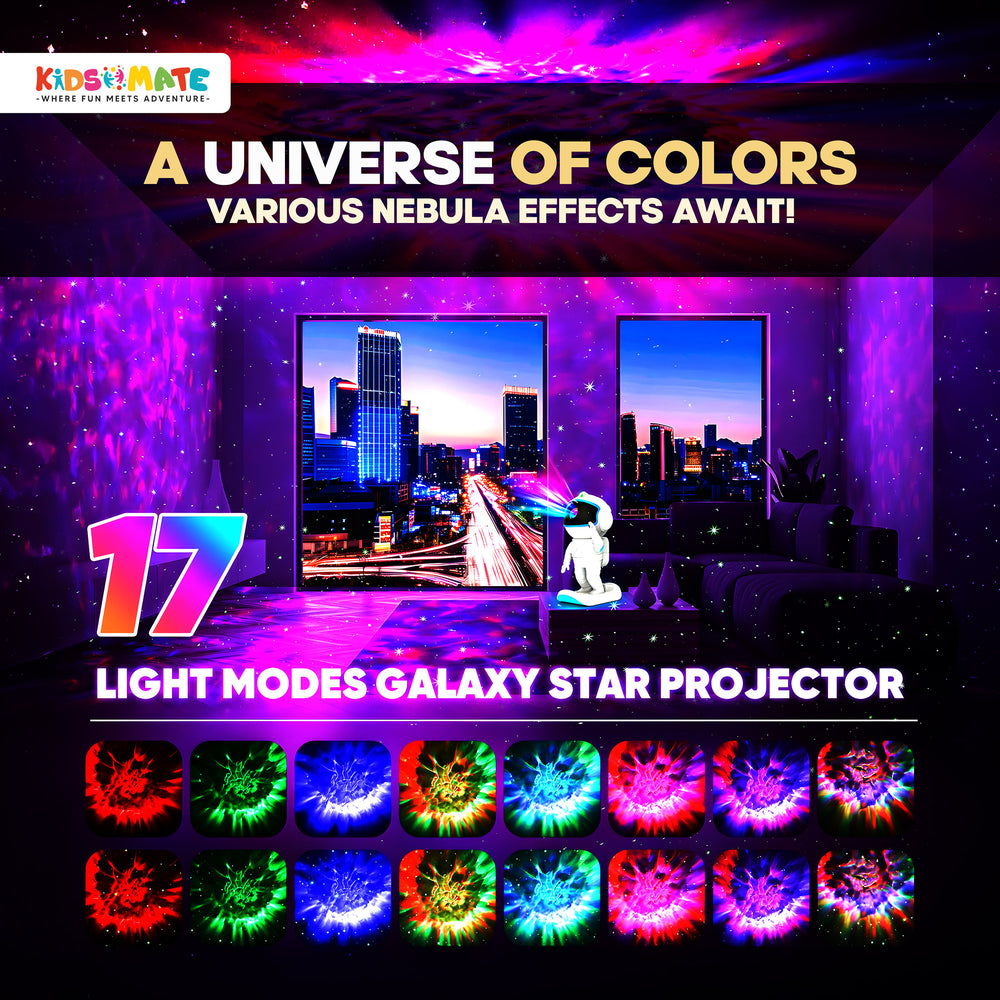 Kidsmate Astronaut Galaxy Projector theKidsmate.com