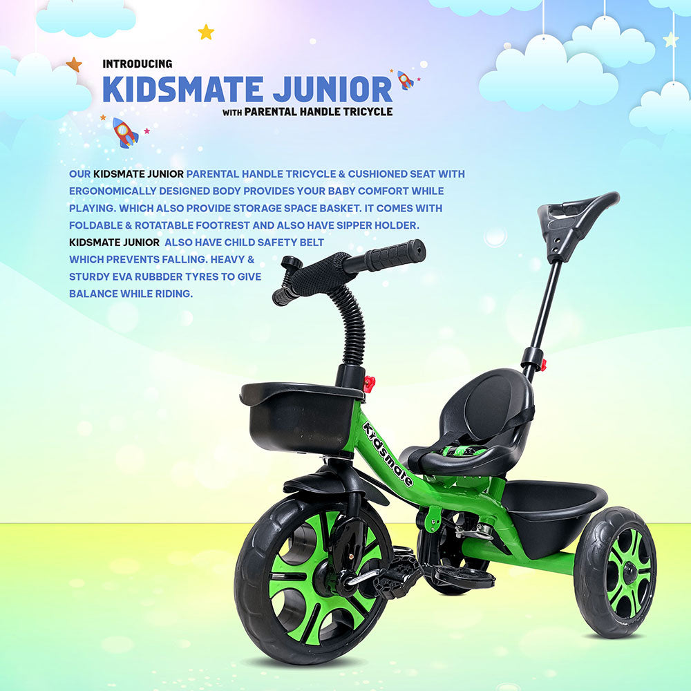 Kidsmate Junior Tricycle for Kids with Parental Control Kidsmate