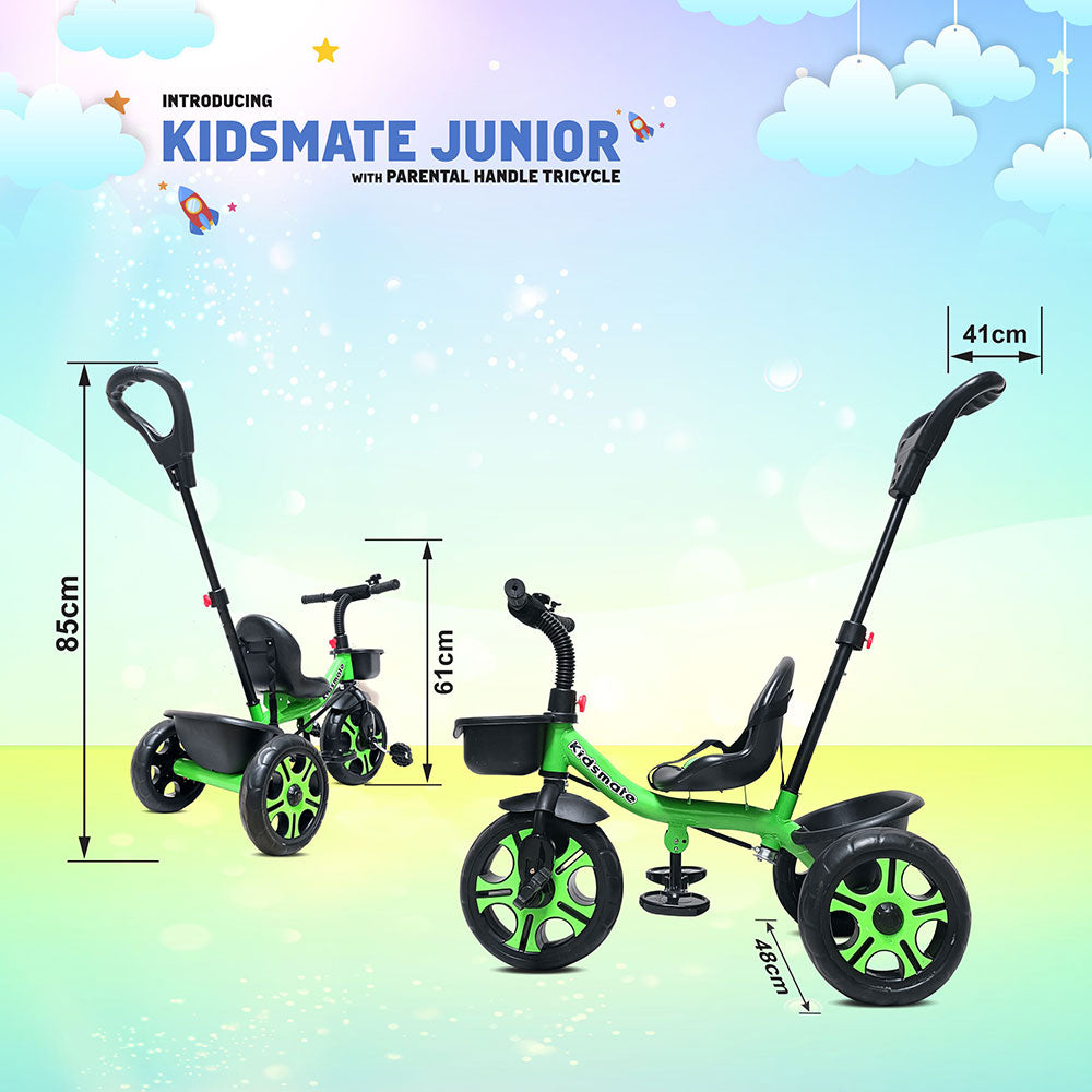 Kidsmate Junior Tricycle for Kids with Parental Control Kidsmate