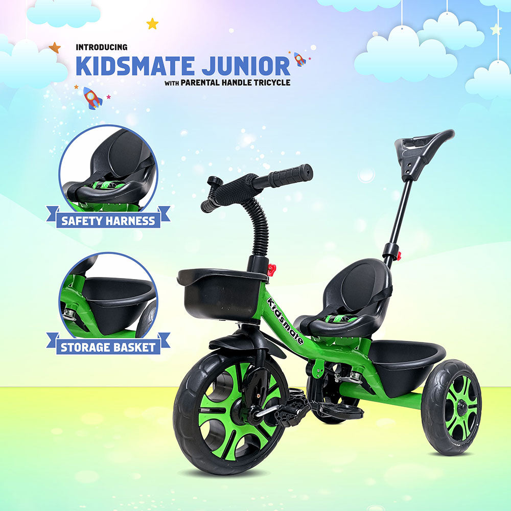 Kidsmate Junior Tricycle for Kids with Parental Control Kidsmate