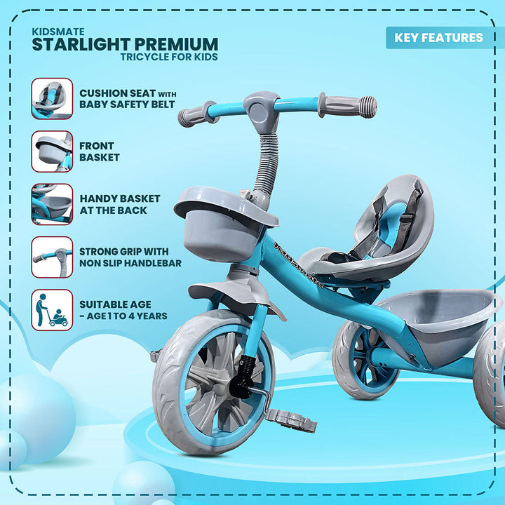 Kidsmate Starlight Premium Cycle for Kids Cycle Kidsmate
