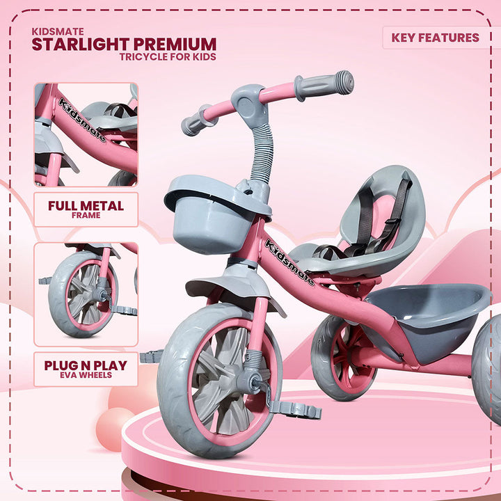 Kidsmate Starlight Premium Cycle for Kids Cycle Kidsmate