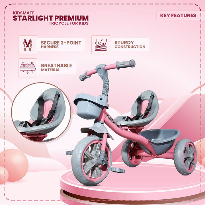 Kidsmate Starlight Premium Cycle for Kids Cycle Kidsmate