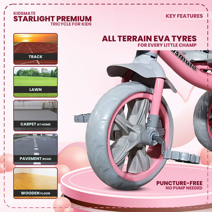 Kidsmate Starlight Premium Cycle for Kids Cycle Kidsmate