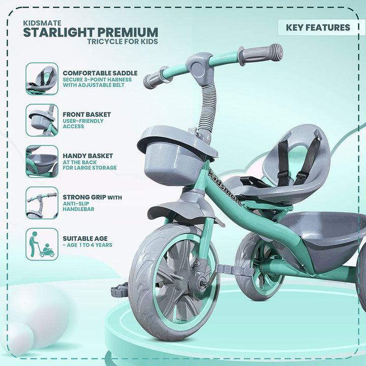 Kidsmate Starlight Premium Cycle for Kids Cycle Kidsmate