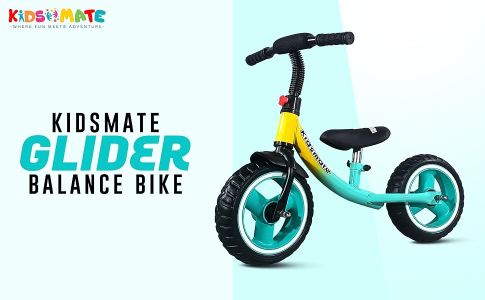 Kidsmate Glider Balance Bike for Kids 1–4 Years - EVA Tyres