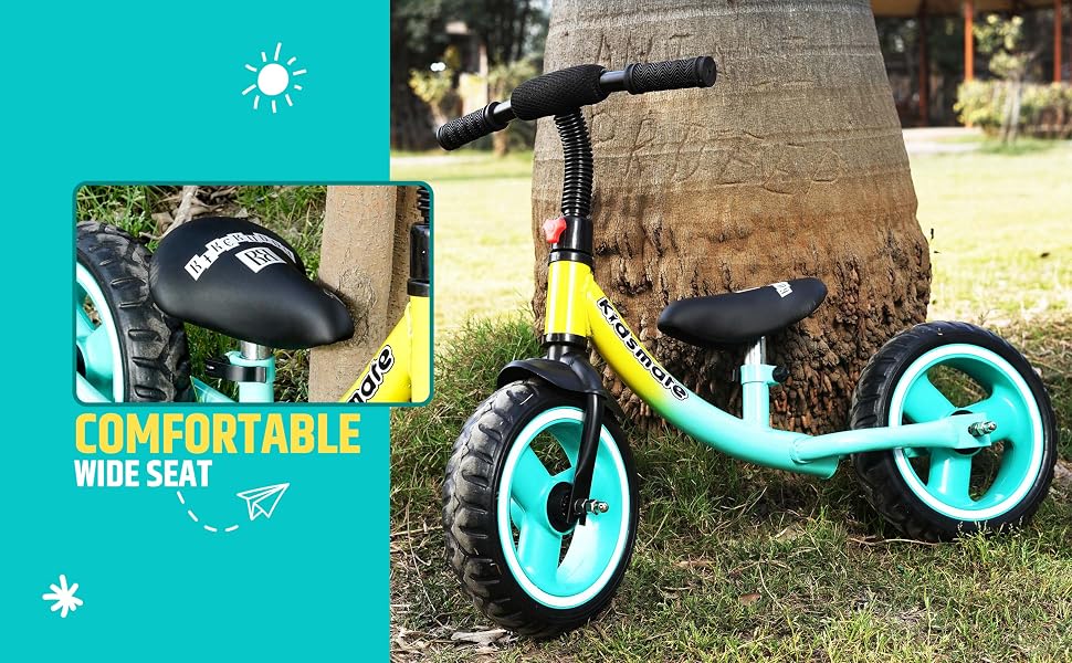 Kidsmate Glider Balance Bike for Kids 1–4 Years - EVA Tyres