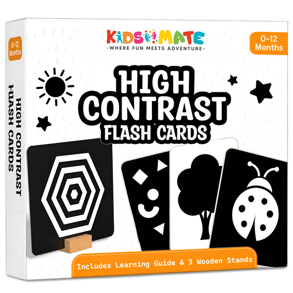 Kidsmate High Contrast Flash Cards theKidsmate.com