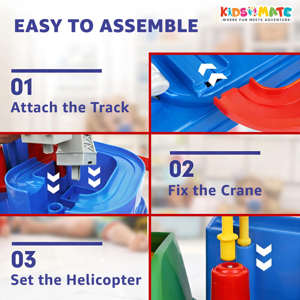 Kidsmate Car Race Track Playset Toys for Kids | theKidsmate.com