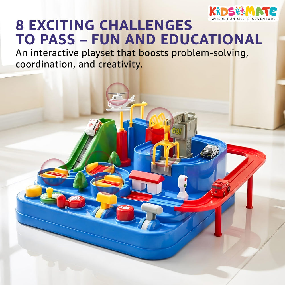 Kidsmate Car Race Track Playset Toys for Kids | theKidsmate.com