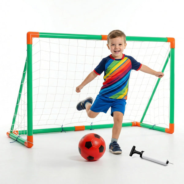 Kidsmate Kids Football Goal Set with Ball & Pump theKidsmate.com