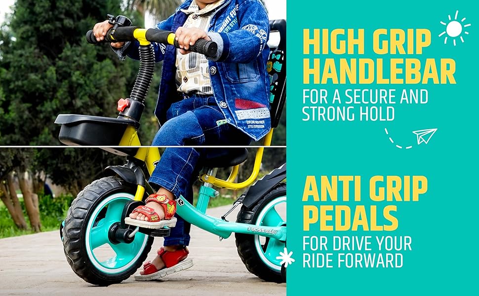 Kidsmate Lite Rider Pro Balance Bike | Training Wheels and Adjustable Seat