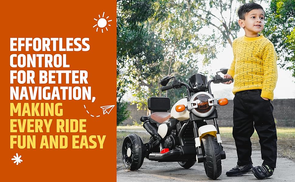 Kidsmate Ride Xtreme 6V Electric Ride-On Bike for Kids