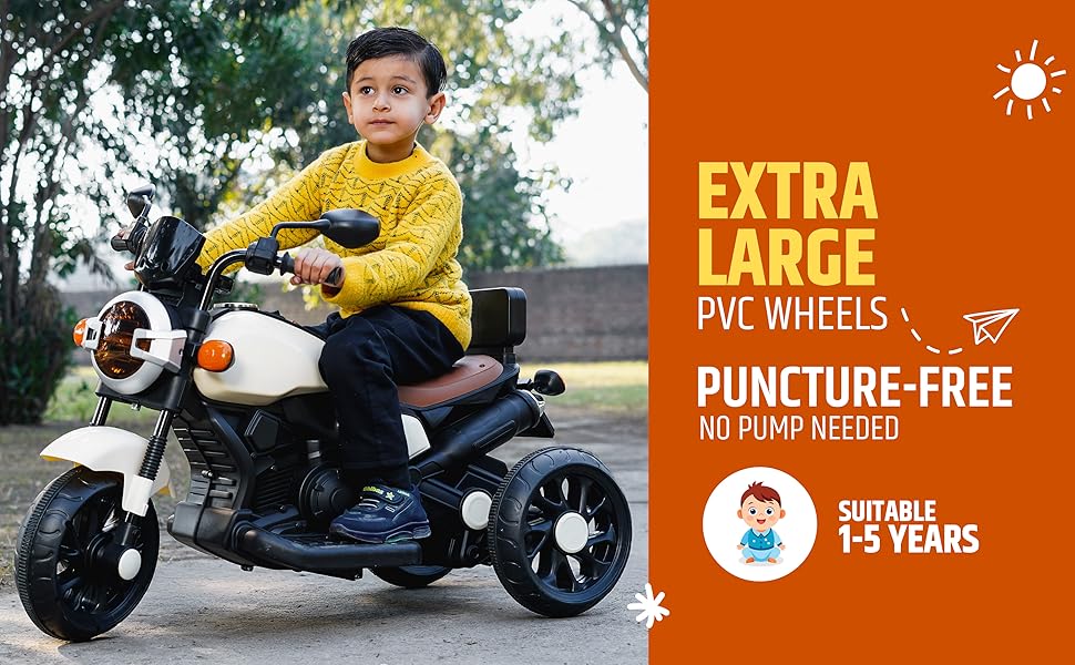 Kidsmate Ride Xtreme 6V Electric Ride-On Bike for Kids